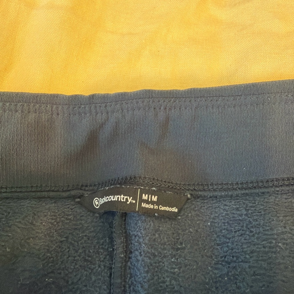 Backcountry Softshell Fleece Lined On The Go Pants | Black & Olive | Jogger M - Picture 10 of 11
